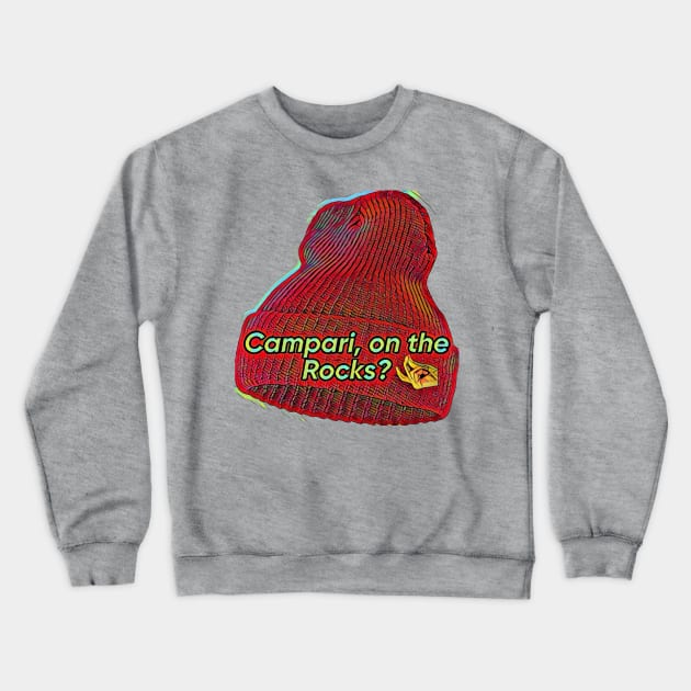 Campari, on the Rocks? Crewneck Sweatshirt by Kitta’s Shop